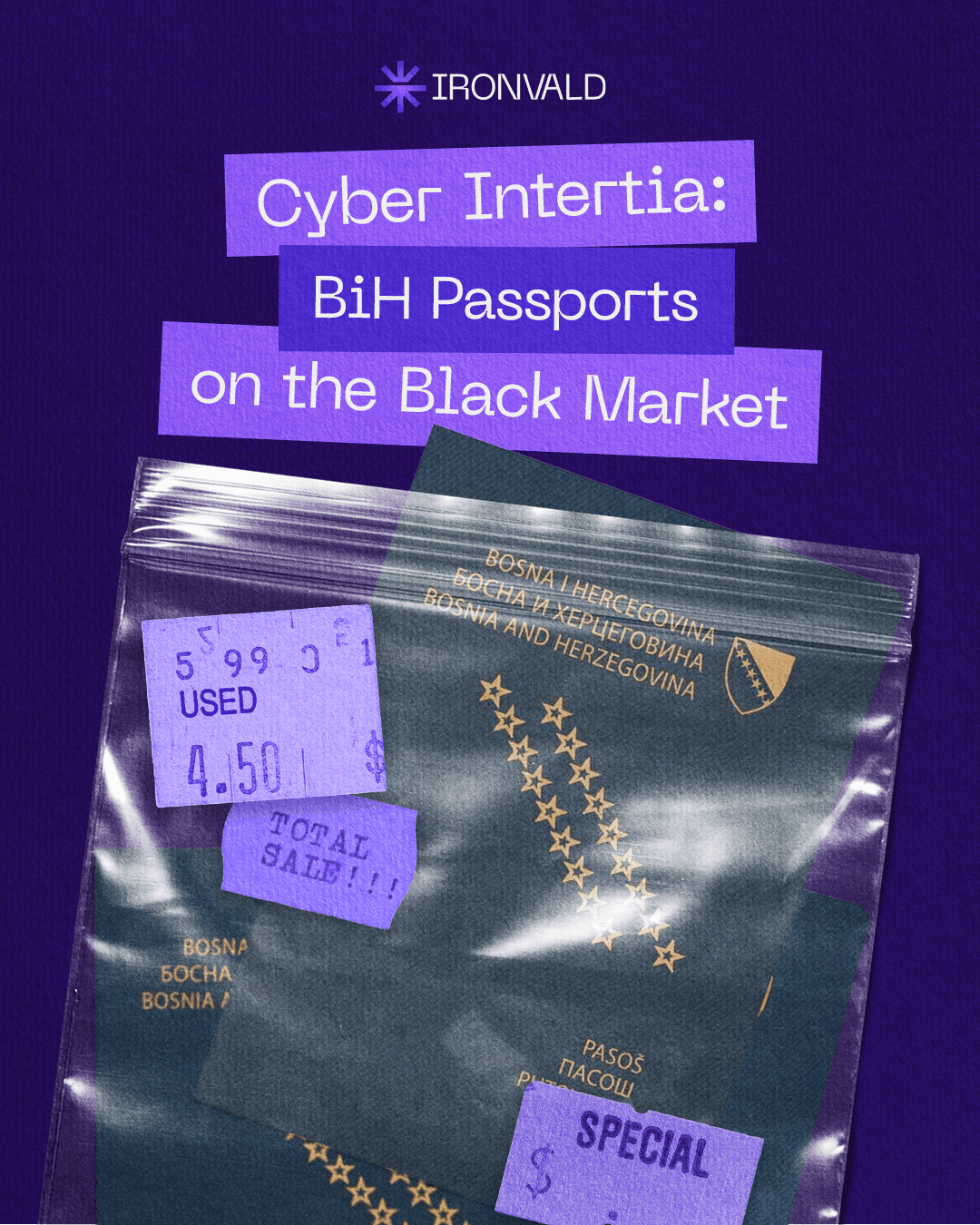 Cybersecurity breach: Bosnian passports on the black market